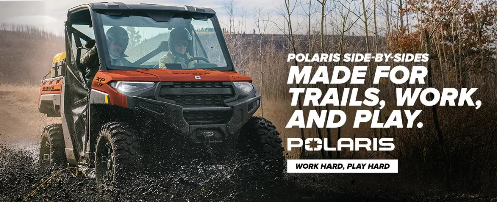 Polaris side-by-sides—Made for trails, work, and play.