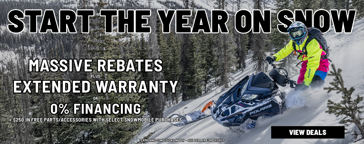 Polaris Start the Year on Snow Sales Event – Take Advantage of Massive Discounts!