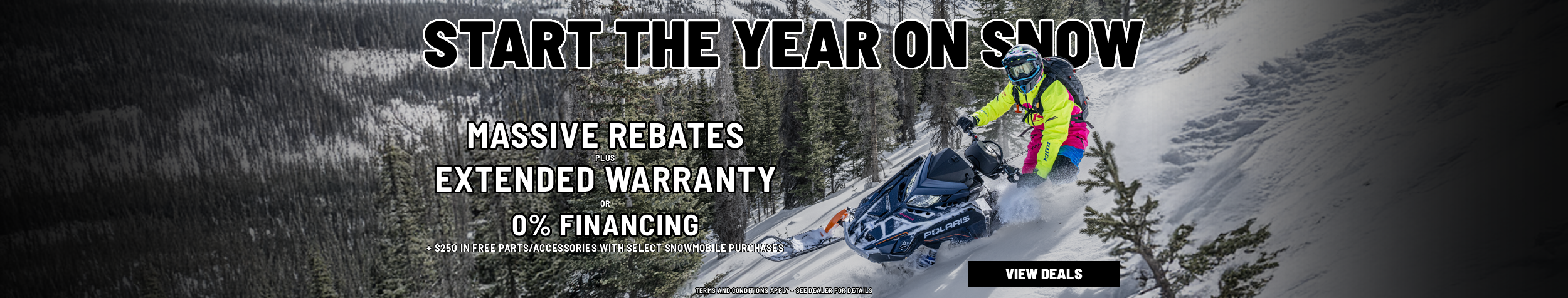Polaris Start the Year on Snow Sales Event – Take Advantage of Massive Discounts!